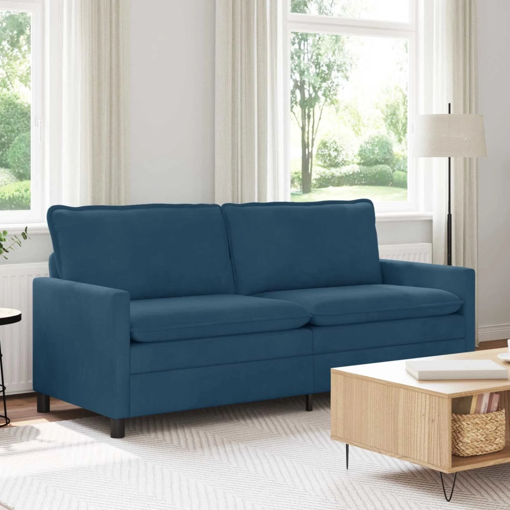 Divano Blu 196 x 81 x 87,5 cm Velluto 42028889