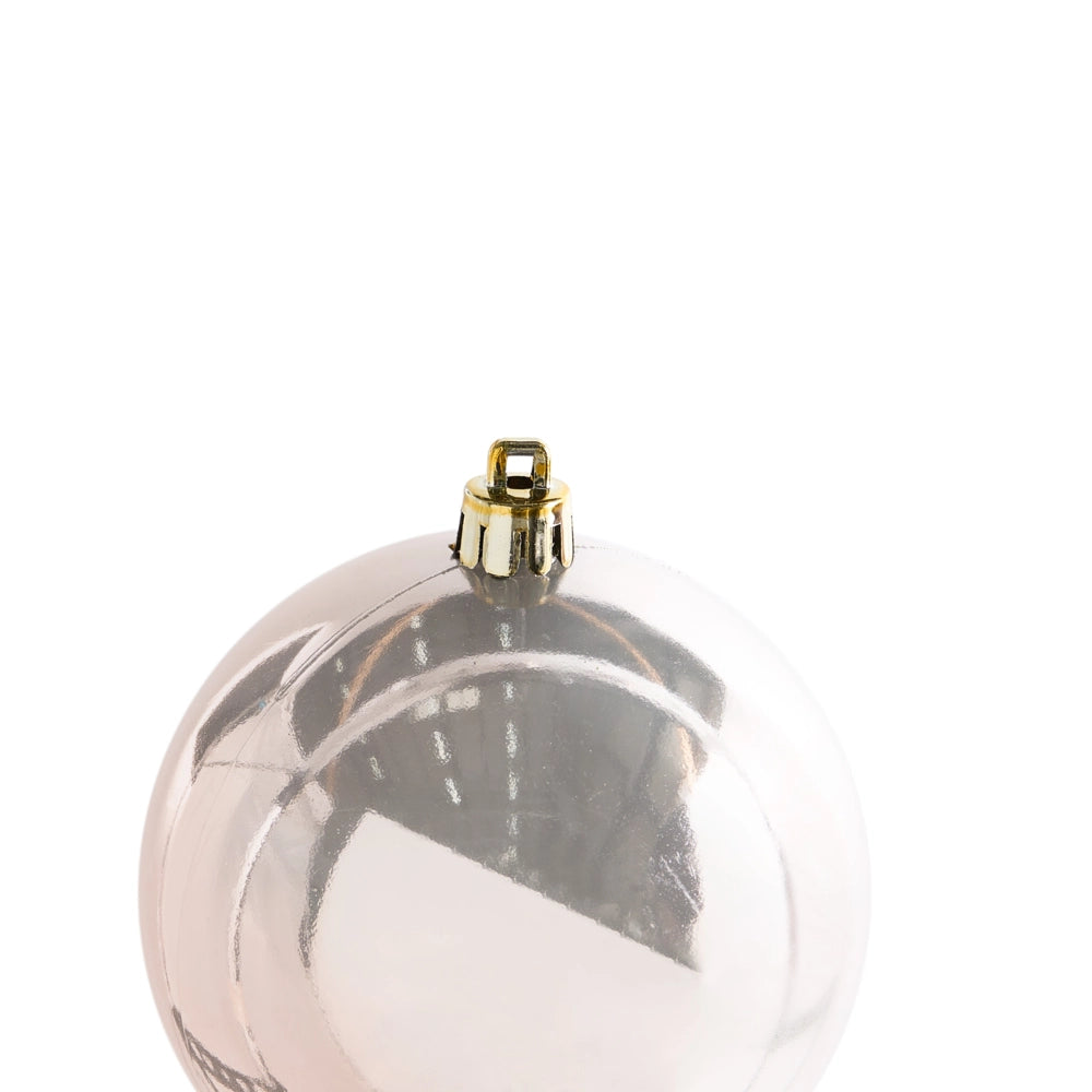 Set di 36 palline di Natale in plastica Decorazioni natalizie Decorazioni per l'albero di Natale Stile moderno Oro