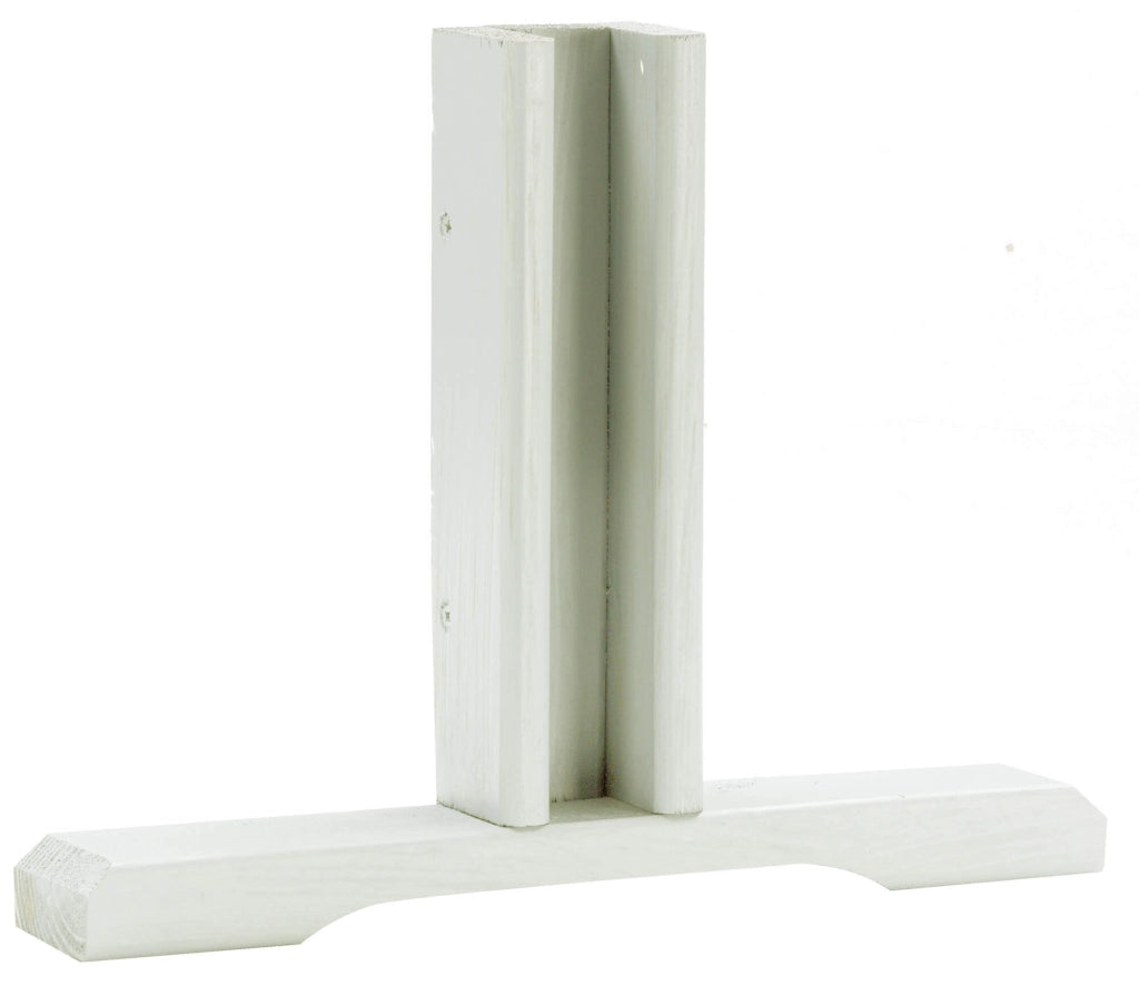 Set 2 Basi Sostegno per Pannelli Grigliati 36x28 cm in Legno Impregnato