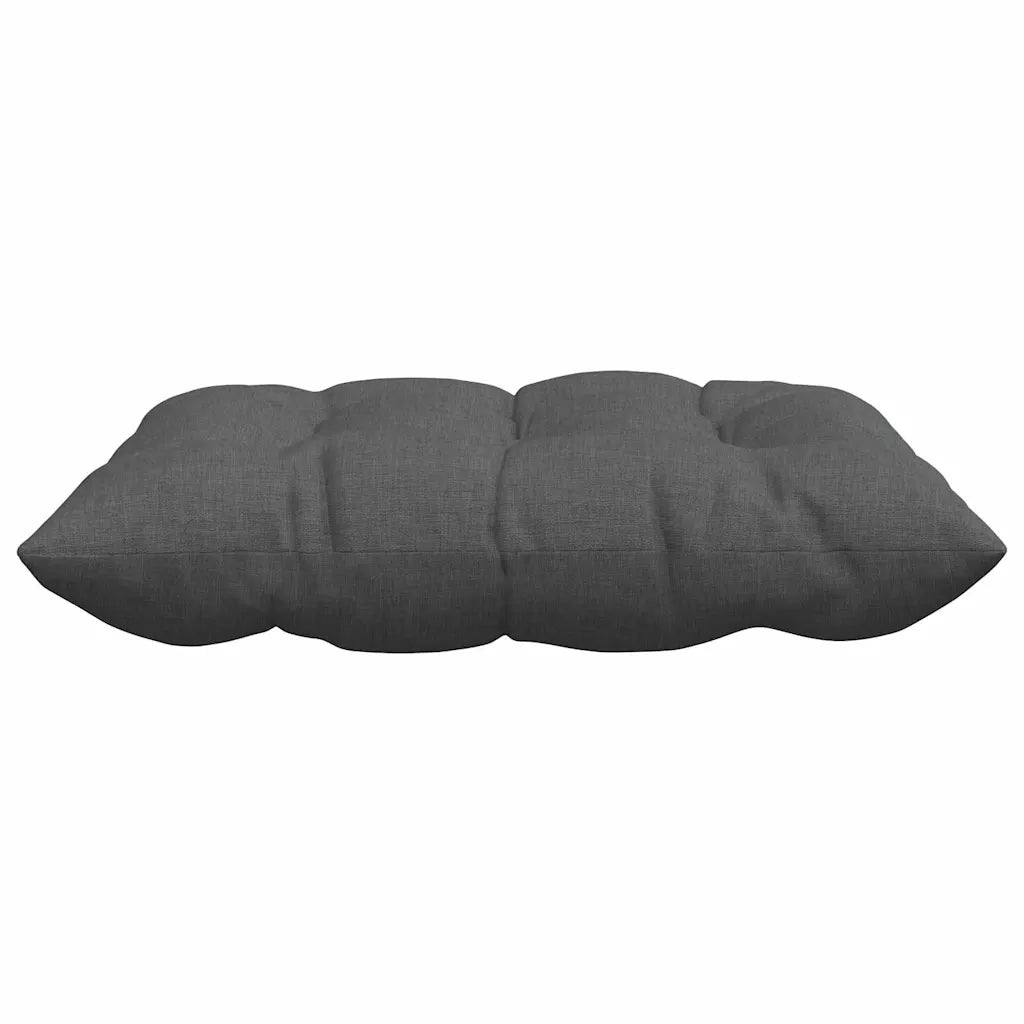 Cuscini per Seduta 4 pcs Grigio scuro 40 x 40 x 6 cm Tessuto 42015147