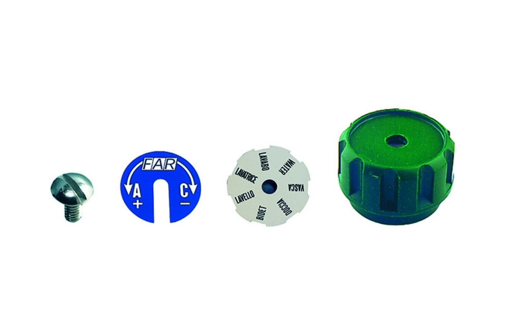KIT COMPLETO DI VOLANTINO,DISCHI E VITE PER COLLETTORI (FAR)- FAR- pezzi 1