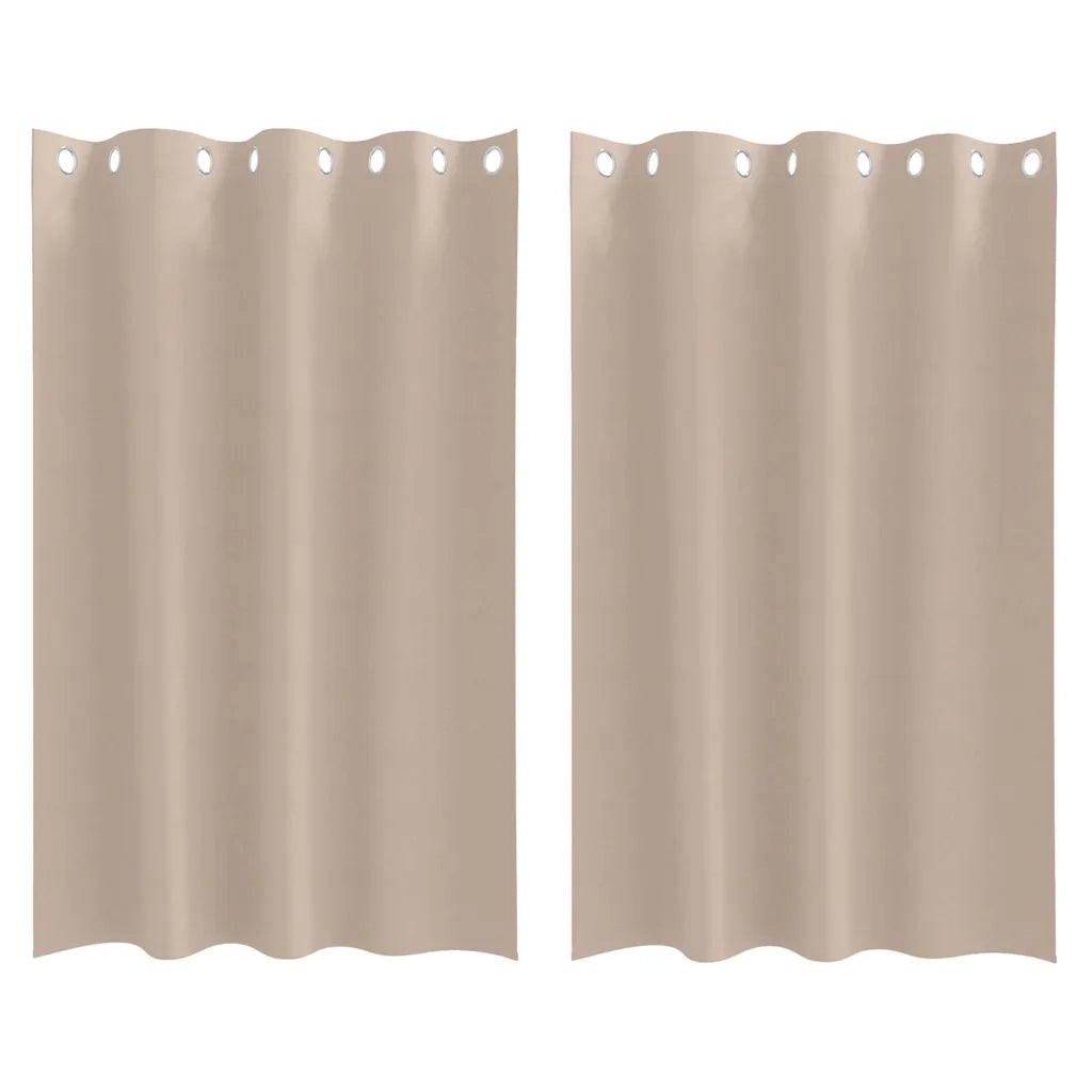 vidaXL Tende con tende 2 pcs Talpa Poliestere