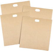Sacchetto per toast ripristinabile, 100 volte utilizzabile, trattamento antiscivolo per panini, snack e tostini - 4 pezzi