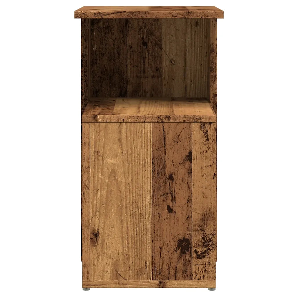 Tavolino da Salotto Legno Antico 36x30x56 cm Legno Multistrato 856558