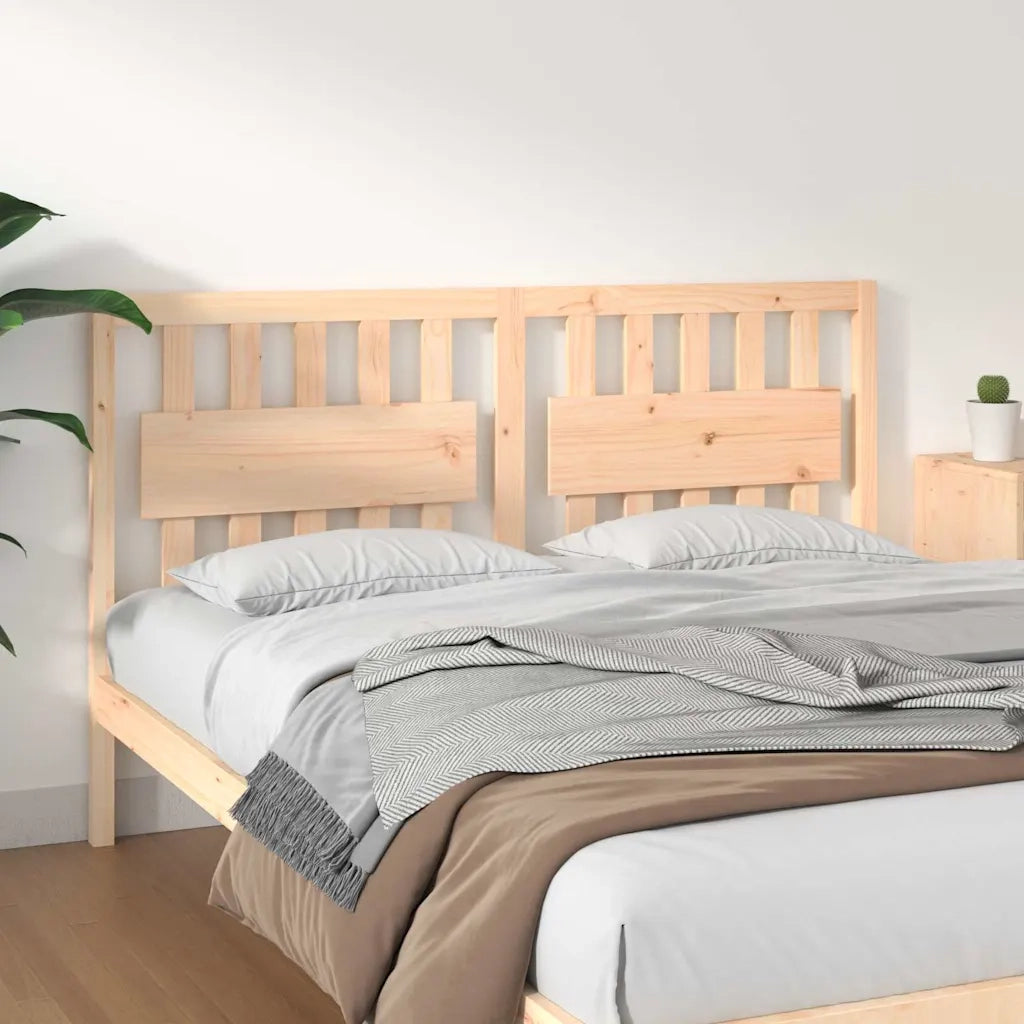 Testiera | Testata per Letto 165,5x4x100 cm in Legno Massello di Pino