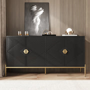 Credenza Moderna ¨C Xylo ¨C Bianco, Legno, 162x80x40 cm