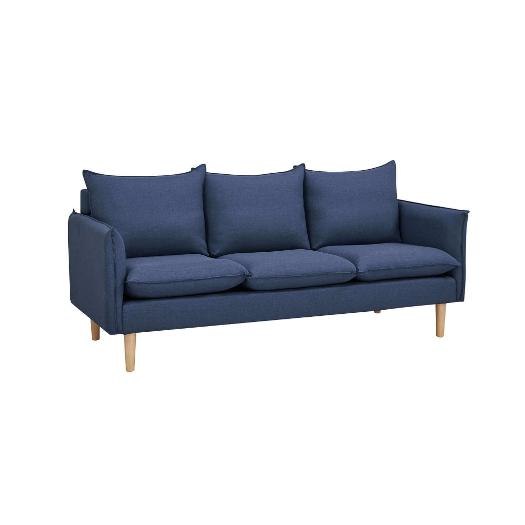 Divano 3 posti stile scandinavo in Tessuto cm 188x82x84 - LEO