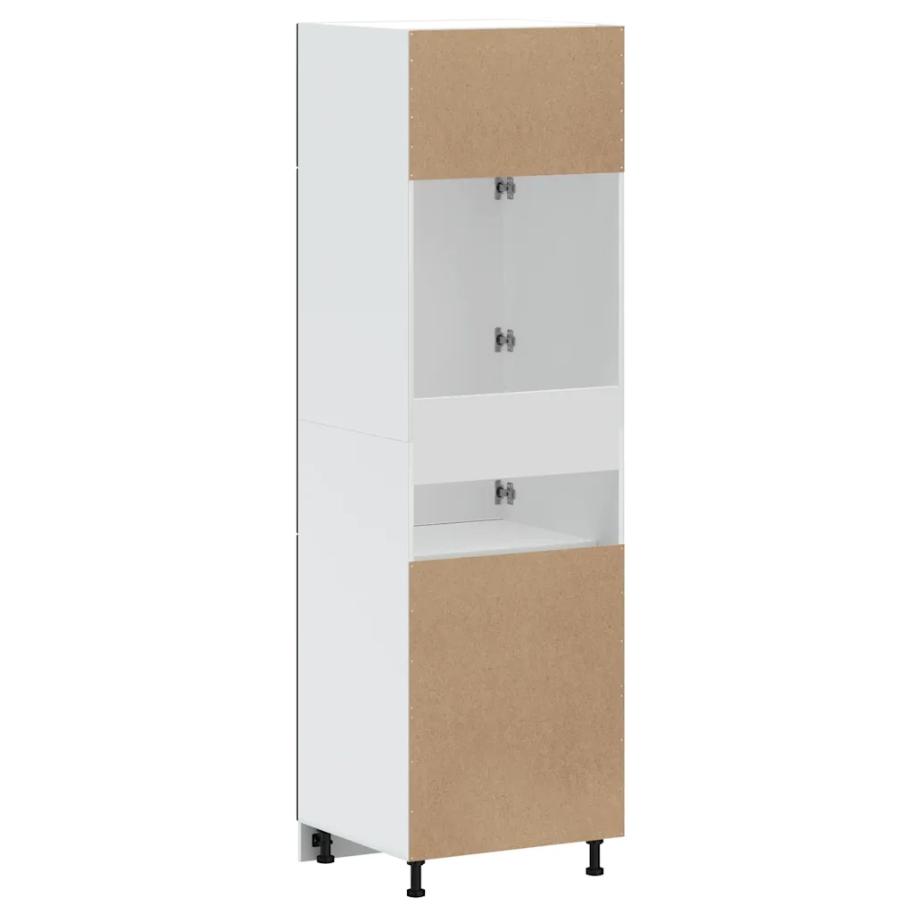 Armadio da Cucina Kalmar Nero in Legno Multistrato