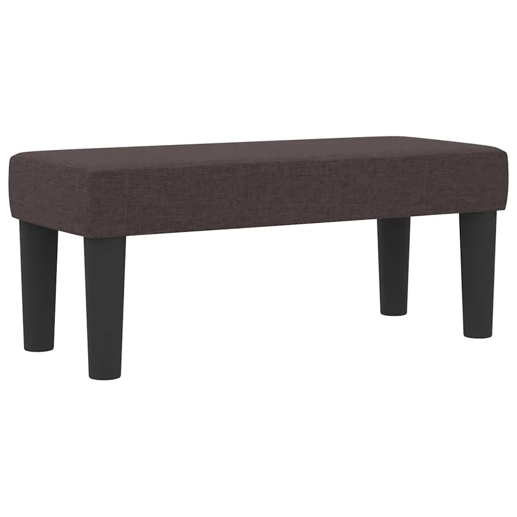 Letto a molle con testiera Marrone Scuro 80 x 200 cm Tessuto 3344103
