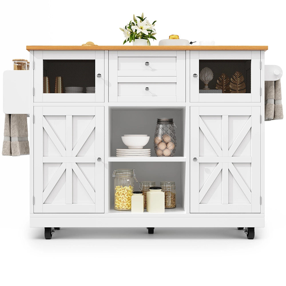 Isola cucina 3D - Xylo - bianco porte tridimensionali regolabile