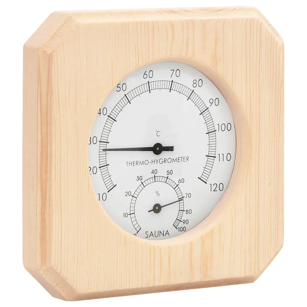 Set Timer Igrotermografo e Clessidra Sauna 2 in 1 Massello Pino CFW1038281