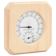 Set Timer Igrotermografo e Clessidra Sauna 2 in 1 Massello Pino CFW1038281
