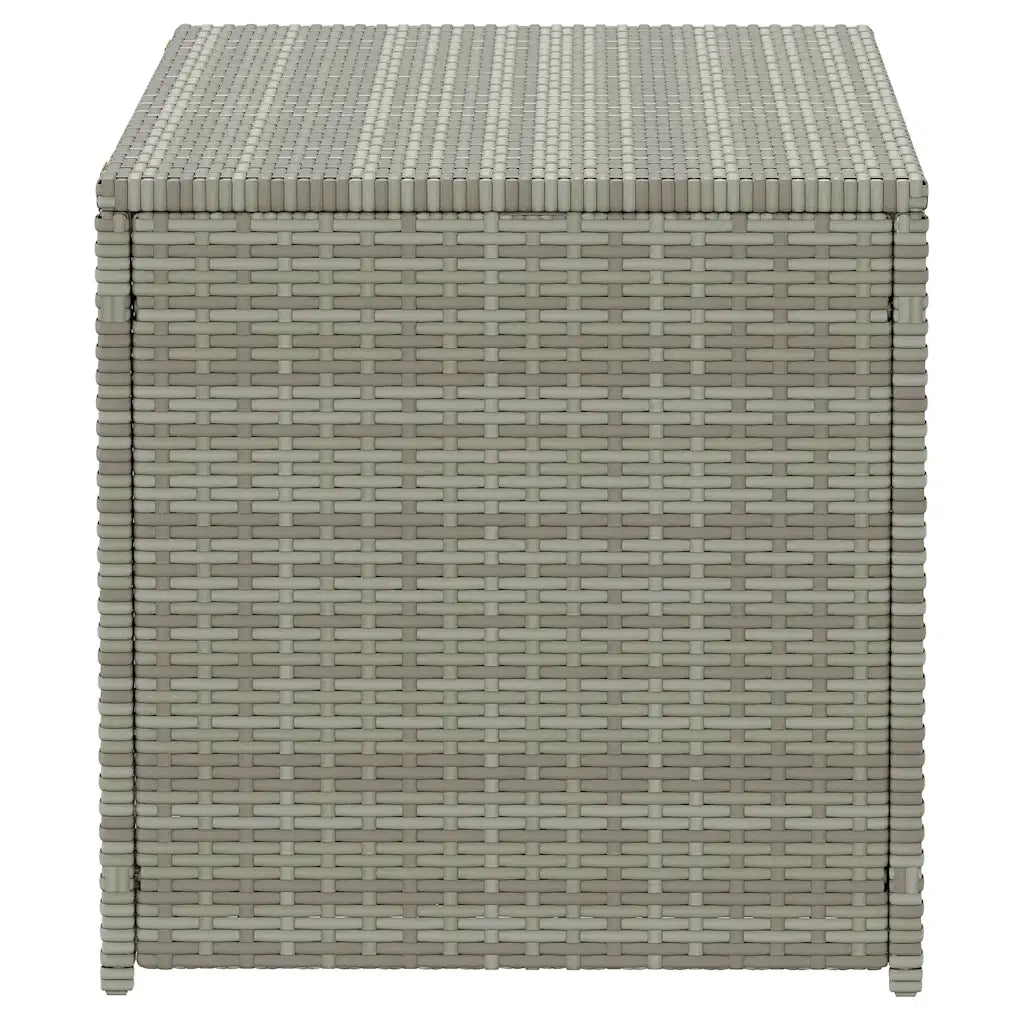Baule da Giardino in Polyrattan 100x50x50 cm Grigio CFW7839577