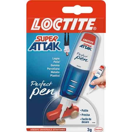 COLLA 'SUPER ATTAK PERFECT PEN' 3 gr - LOCTITE