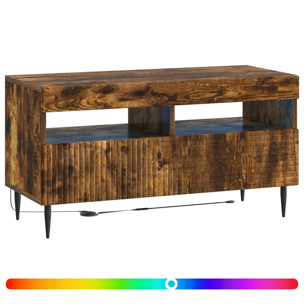 Mobile TV LED Rovere Fumo Legno ingegnerizzato 897000