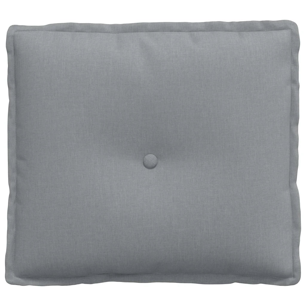 Cuscino per Schiena Grigio chiaro 50 x 19 x 45 cm Tessuto 42014615