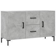 Credenza | Madia | Buffet da pranzo | Armadio da pranzo Grigio Cemento 100x36x60 cm in Legno Multistrato