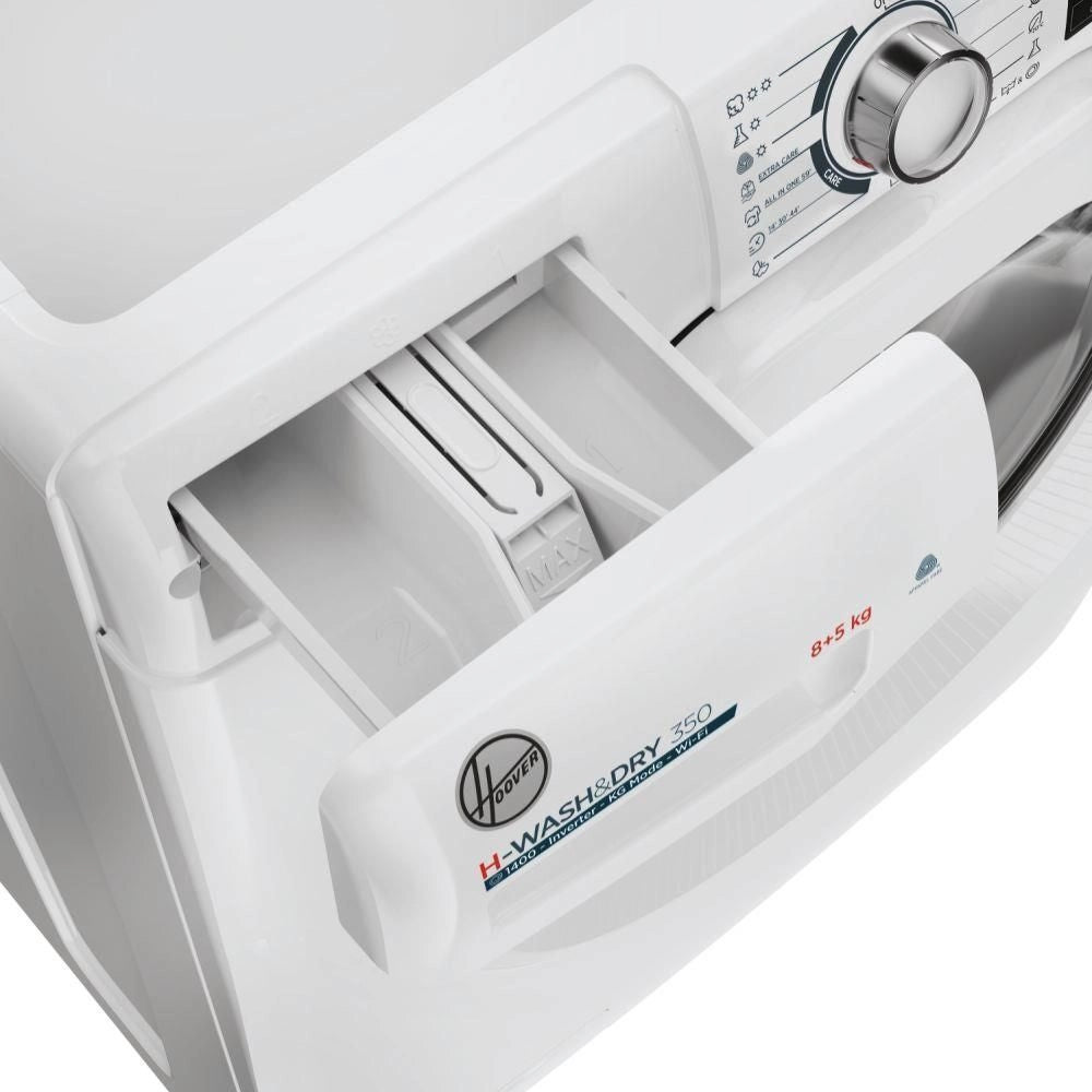 Hoover H-WASH&DRY 350 H3DP4854TA6/1-S lavasciuga Libera installazione Caricamento frontale Bianco D