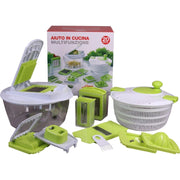 Set di 6 confezioni 20 Pezzi Aiuto In Cucina Bianco/verde Abset Acciaio