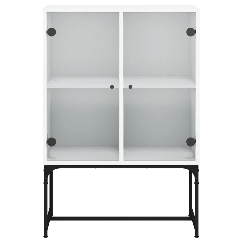 Mobile con Ante in Vetro Bianco 69x37x100 cm CFW2546720