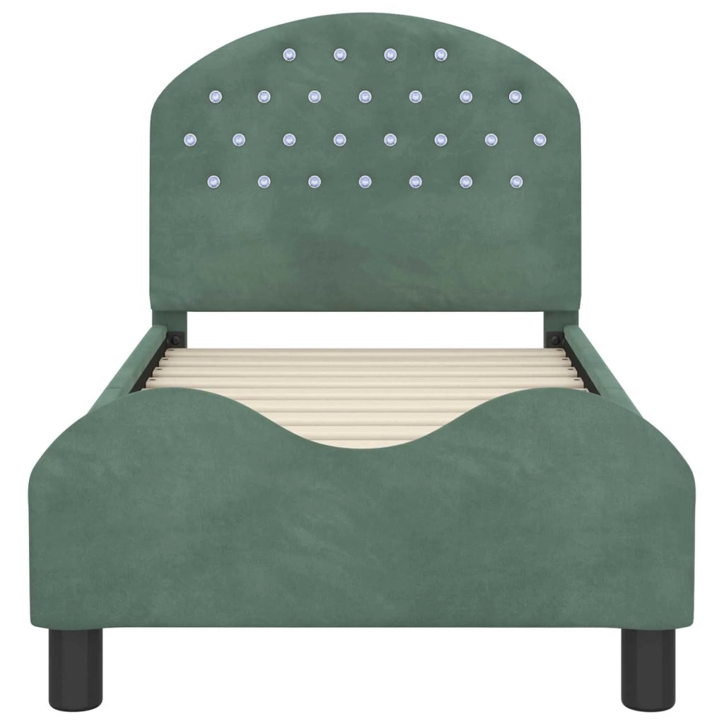 Struttura letto per bambini con testata-Giroletto per bambini Verde Mare 70 x 140 cm 593499