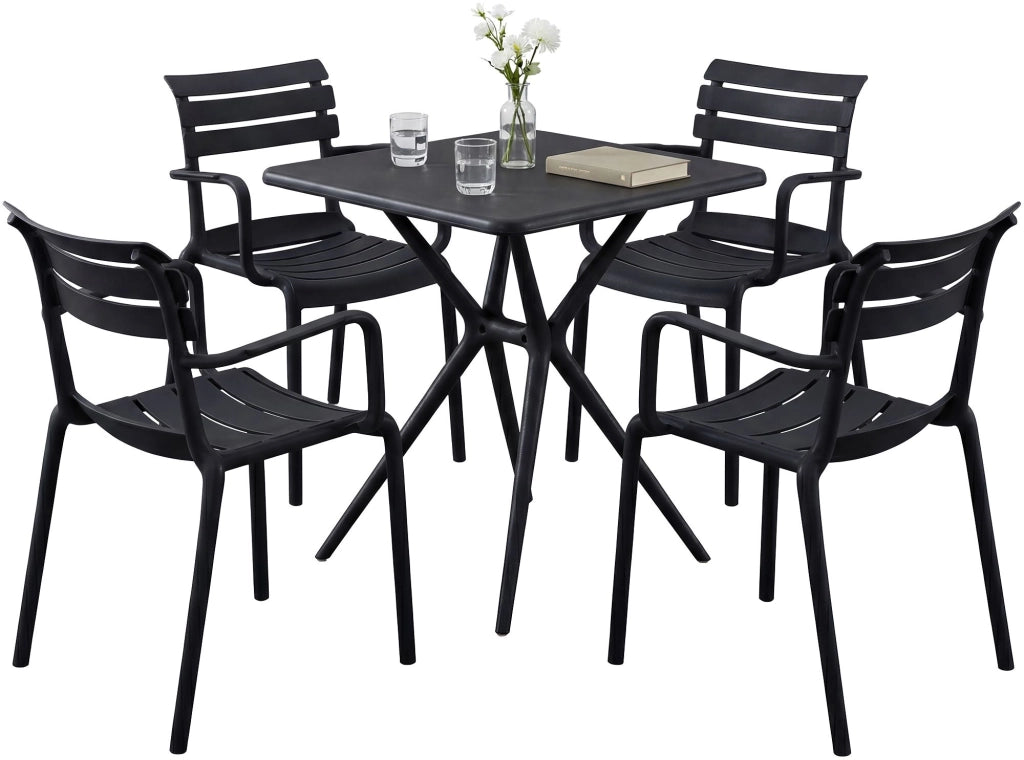 Gartenmцbel-Set Avena mit 4 Stьhlen