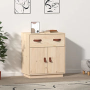 Credenza-Buffet-Armadio da cucina 65,5x40x75 cm in Legno Massello di Pino