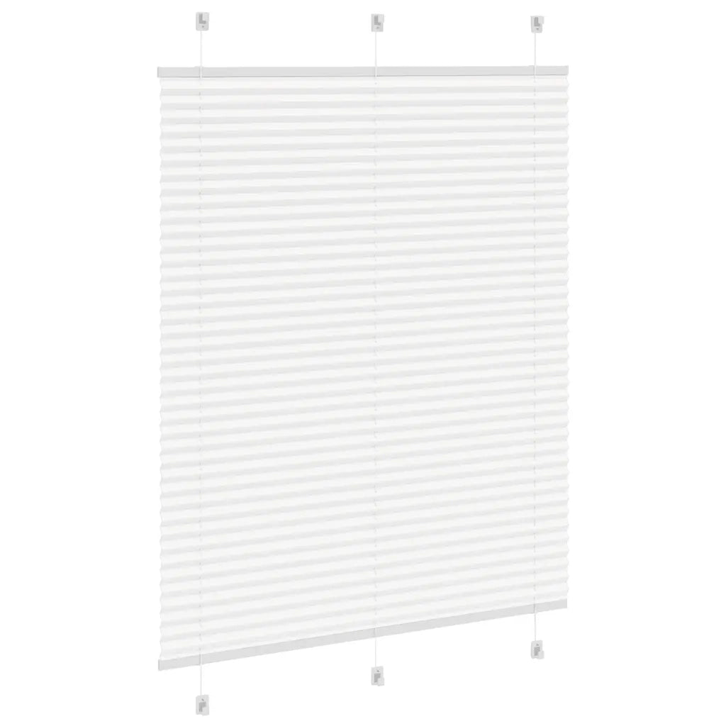 Tenda Plissettata Bianca 105x100 cm Larghezza Tessuto 104,4 cm 4015484