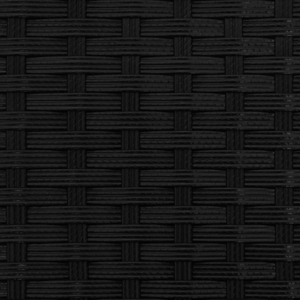 Vaso da giardino-Fioriera Esterno-Contenitore per Piante Nero 105 x 30 x 170 cm Metallo