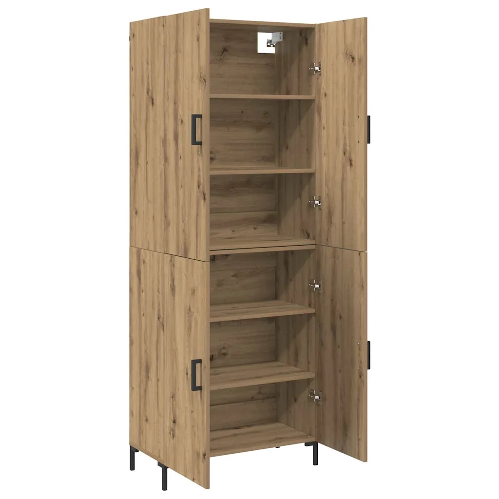 Credenza rovere artigianale 69,5 x 34 x 180 cm
