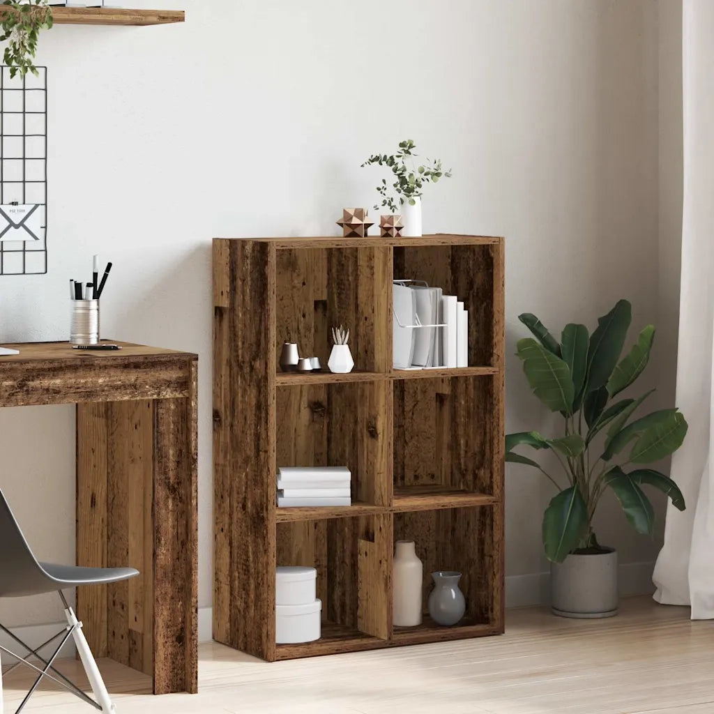 Libreria/Credenza Legno Antico 66x30x98 cm Legno Multistrato