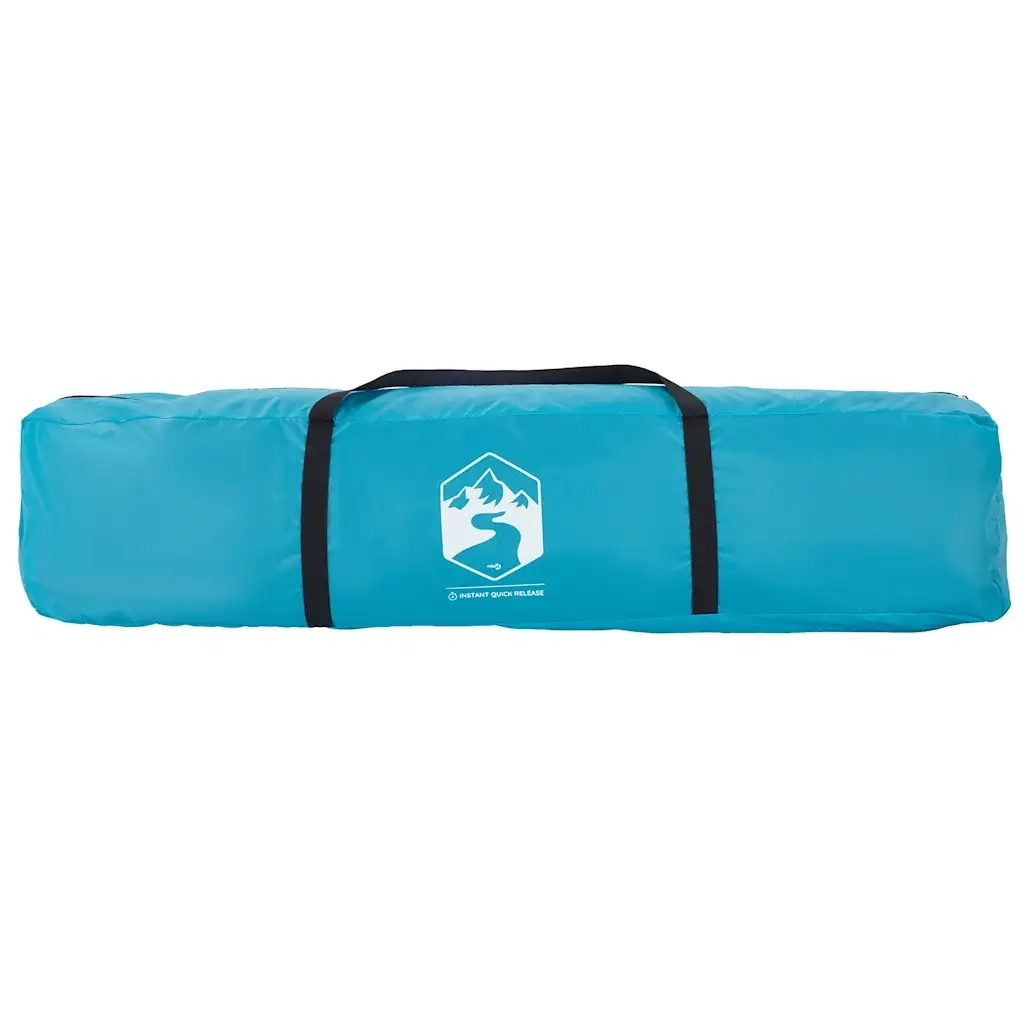 Tenda da Campeggio Cabina 4 Persone Blu a Rilascio Rapido