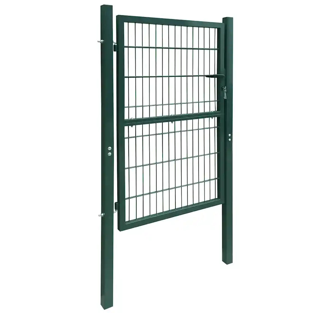 Cancello per Recinzione 2D (Singolo) Verde 100x120 cm CFW7694741