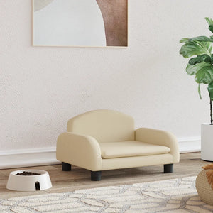 Lettino per Cani Crema 50x40x30 cm in Tessuto 171970