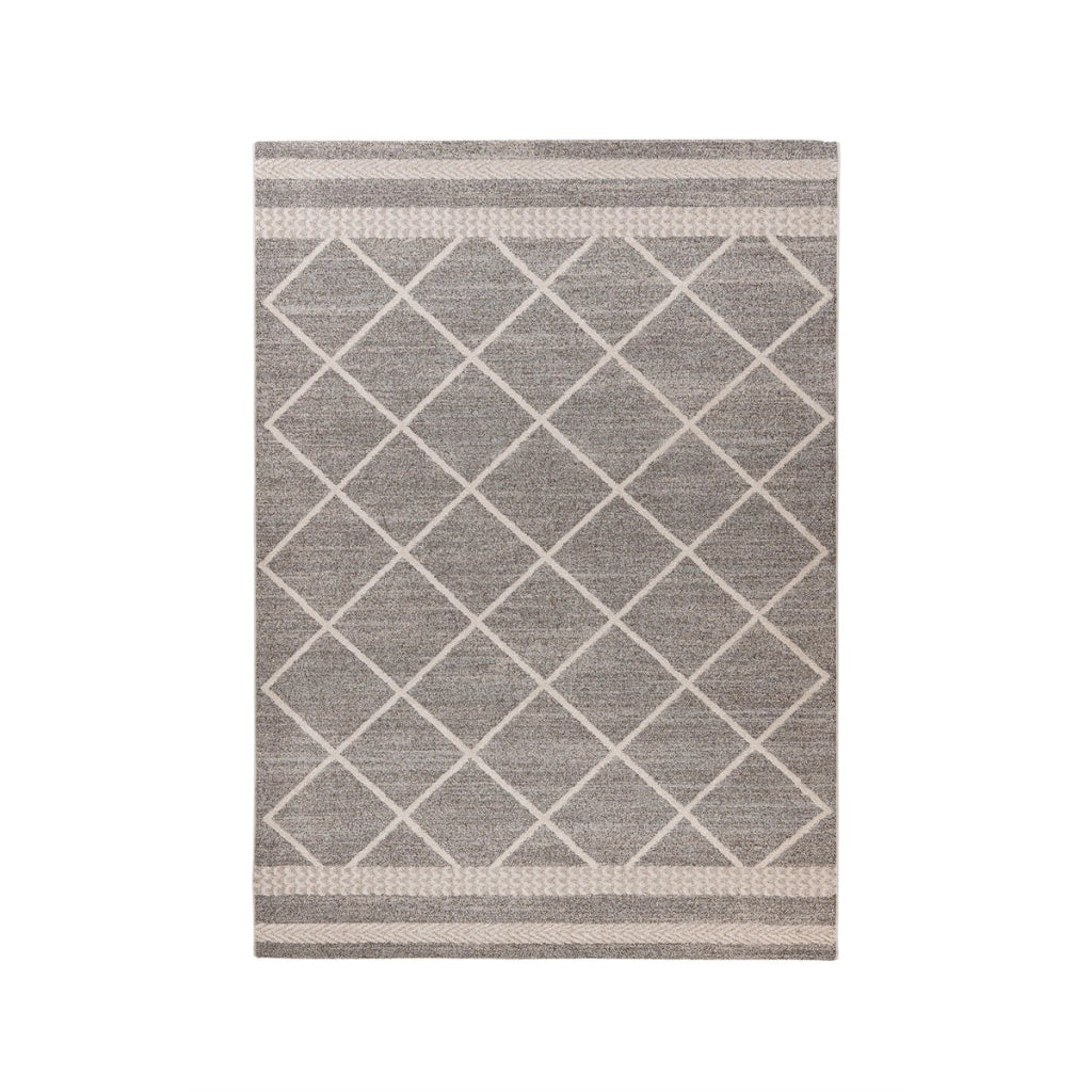 Tappeto moderno Rhombus 200 marrone e beige