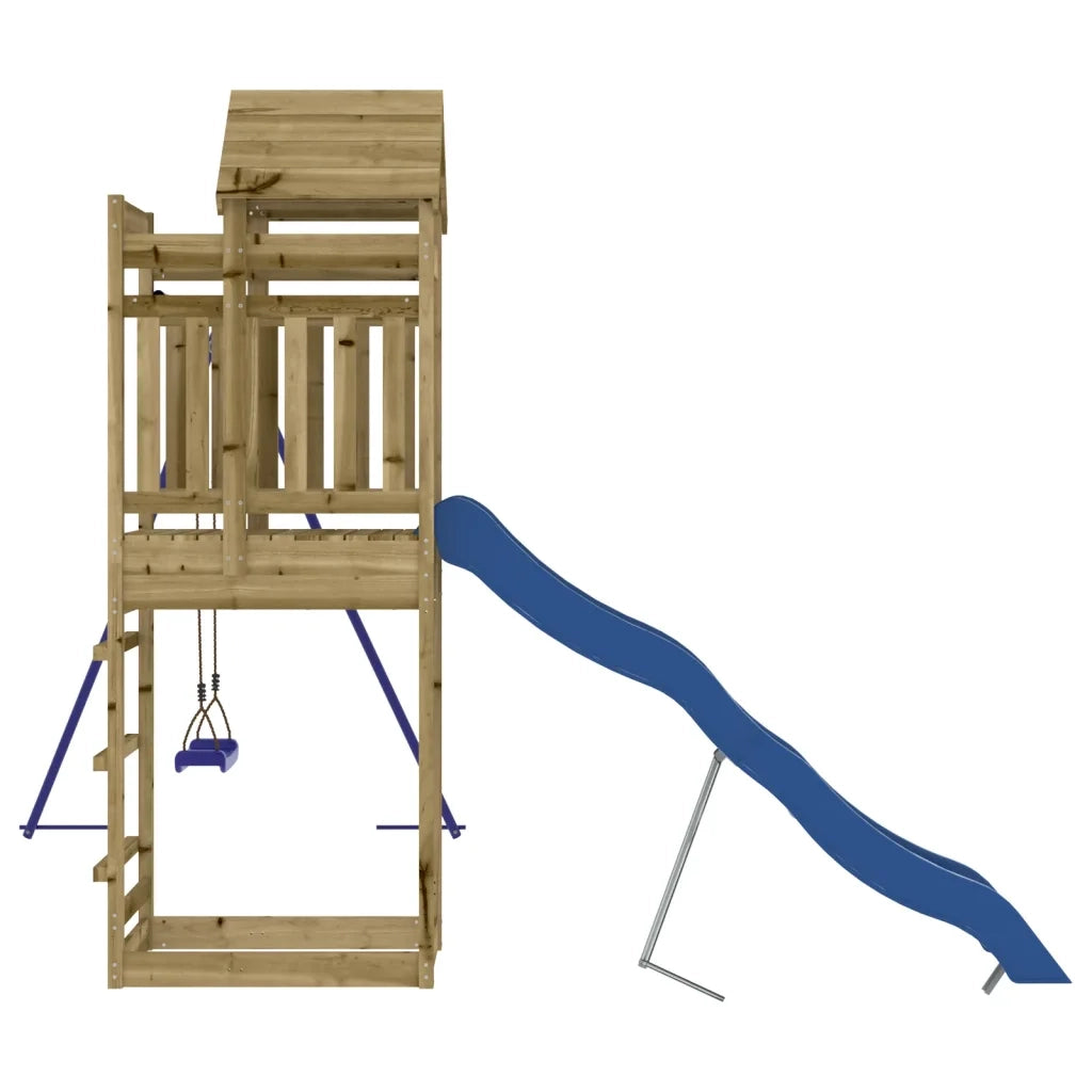 Set da Gioco da Esterno in Legno di Pino Impregnato 3156951