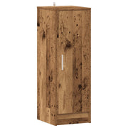 Scarpiera 32 x 35 x 92 cm ampio vano contenitore con anta stile moderno legno di rovere ingegnerizzato realizzata artigianalmente 02_0050920