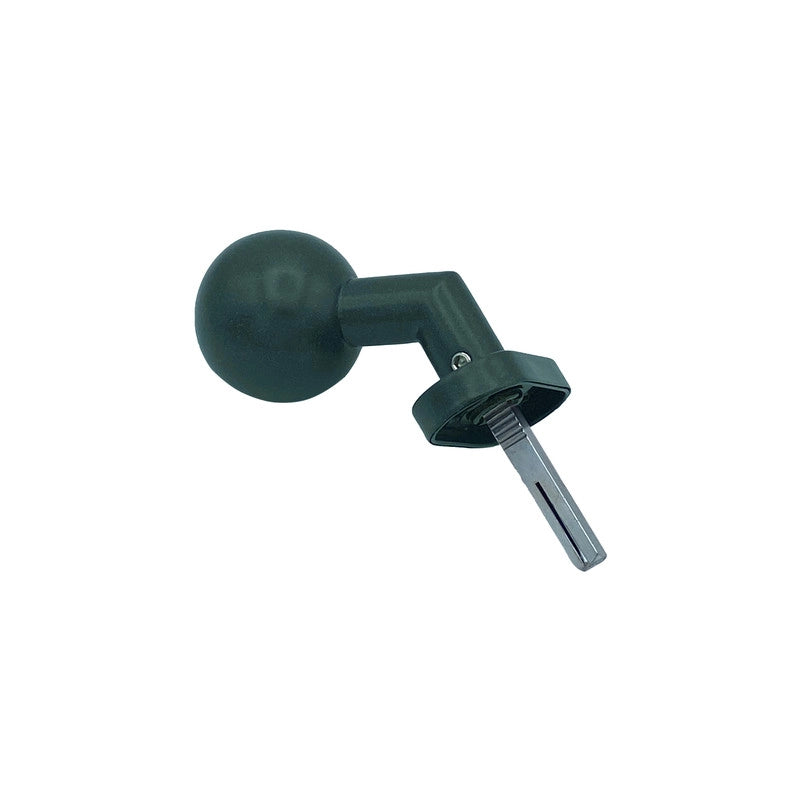 Maniglia su rosetta tonda SAGUATTI  D01/50SA in inox verde opaco