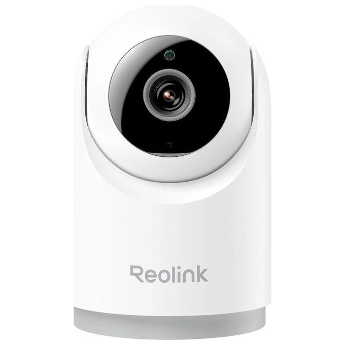 Reolink E321 telecamera Wi-Fi per interni, cupola, 3 MP, pan e tilt 355°, visione notturna 12 m, audio bidirezionale, bianca