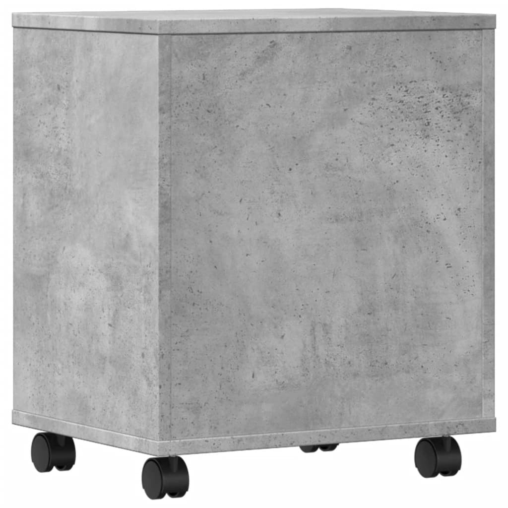 Supporto per stampante unità da scrivania con ruote 41 x 32 x 48 cm grigio 02_0044749