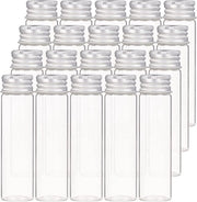 Flessa trasparente in vetro per campioni di liquido - 20 pezzi - 20 ml - Ornamenti a polvere piliforme