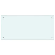 Paraschizzi per Cucina Bianco 90x40 cm in Vetro Temperatocod mxl 121117