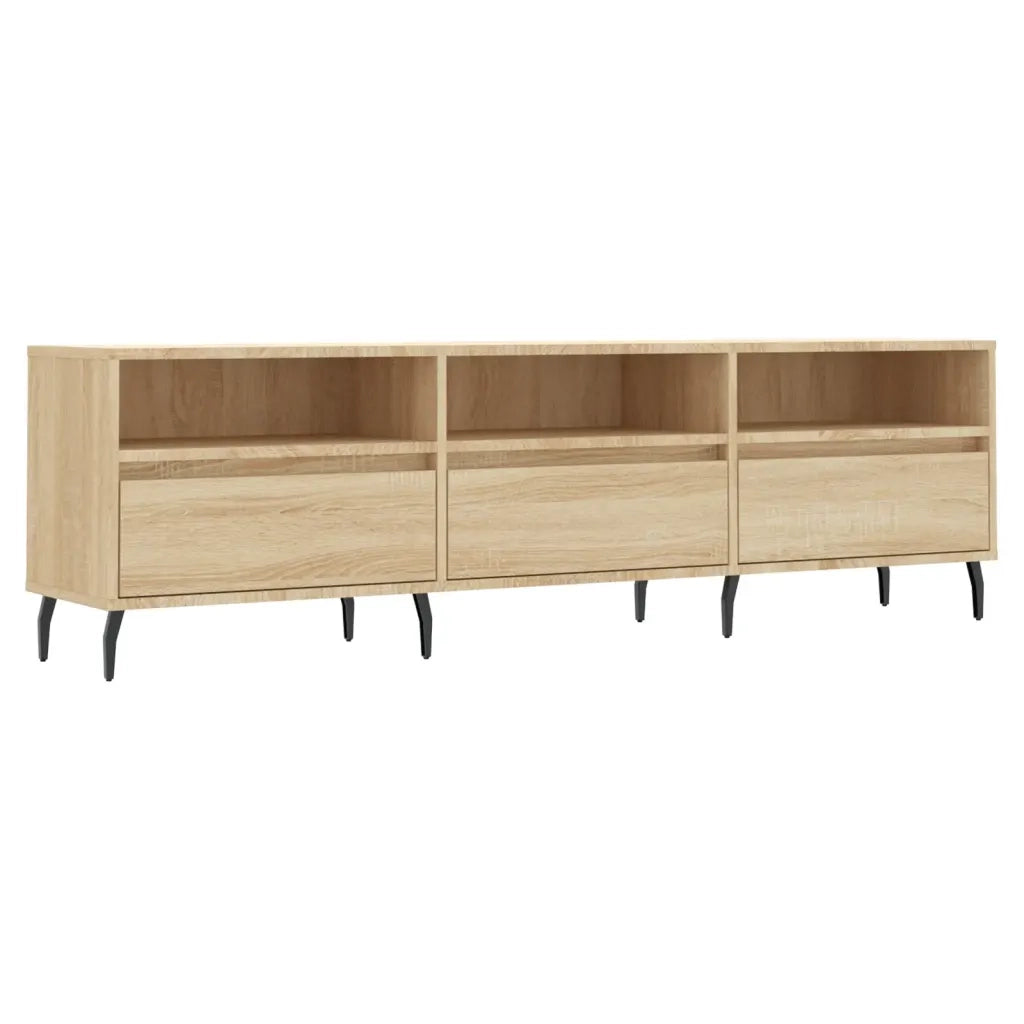 Mobile Porta TV-Mobile per TV-Credenza TV Rovere Sonoma 150x30x44,5 cm Legno Multistrato 640735