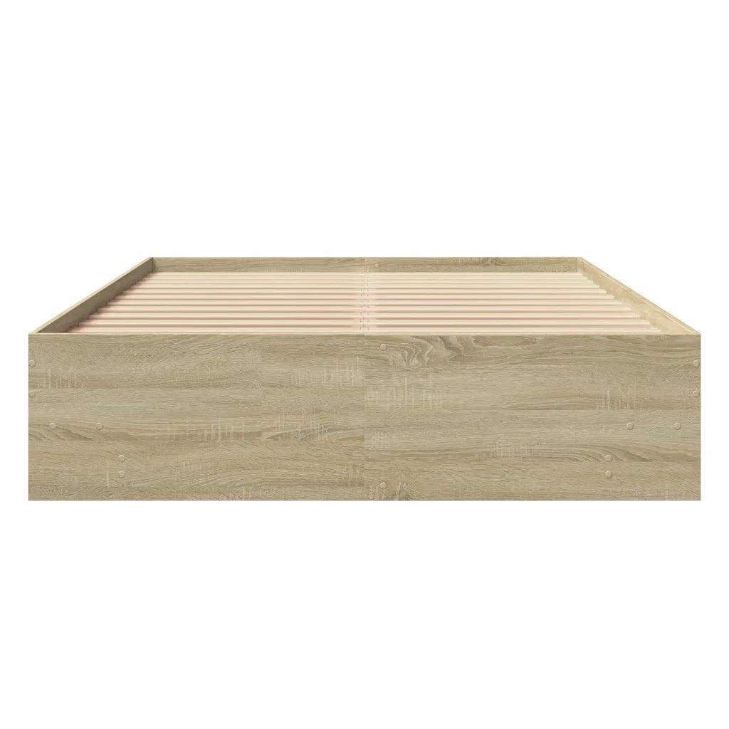 Giroletto senza Materasso Rovere Sonoma 140x200cm in Truciolato