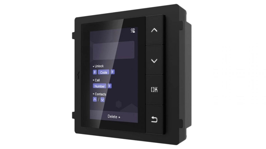 Hikvision DS-KD-DIS. VideoIntercom KD8 Pro Modulo Display per composizione chiamata utente.
