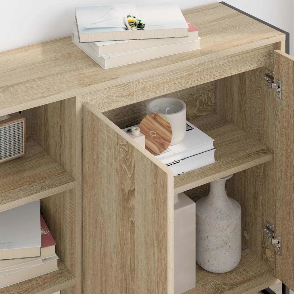 Mobile laterale Sonoma 96.5 x 30 x 75 cm Legno multistrato