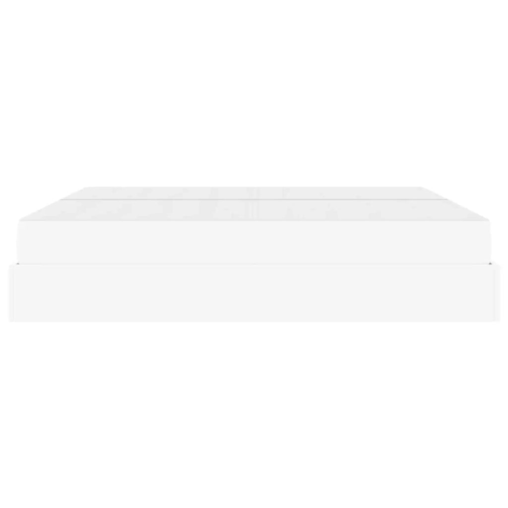 Struttura letto con materasso con materasso 2 pcs Bianco PVC 3399442
