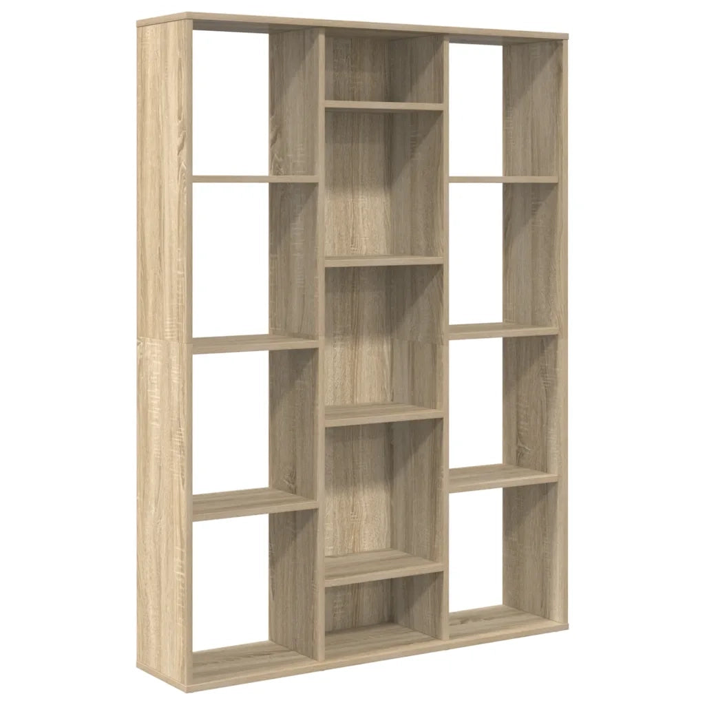 Libreria/Divisorio Rovere Sonoma 100x24x140cm Legno Multistratocod mxl 96799