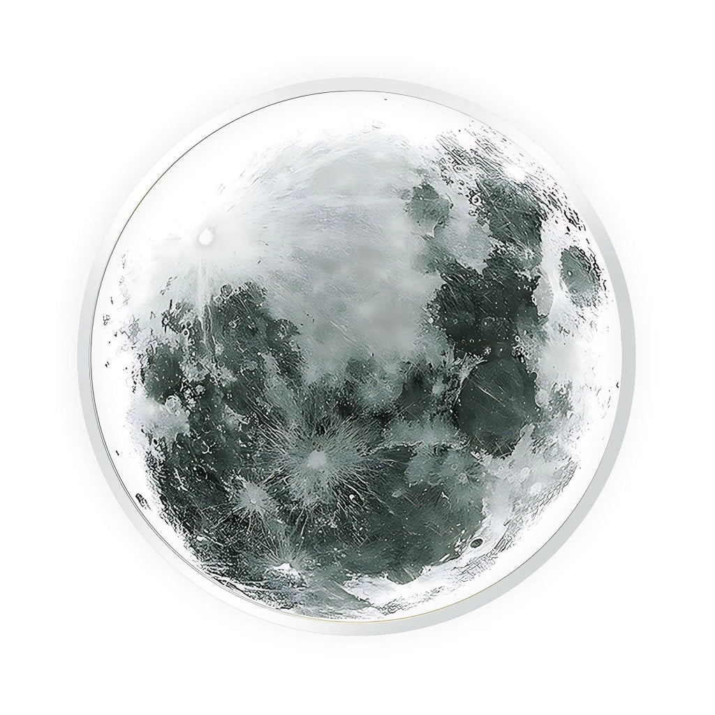 Lampada Da Soffitto App1806-cw Moon Led White