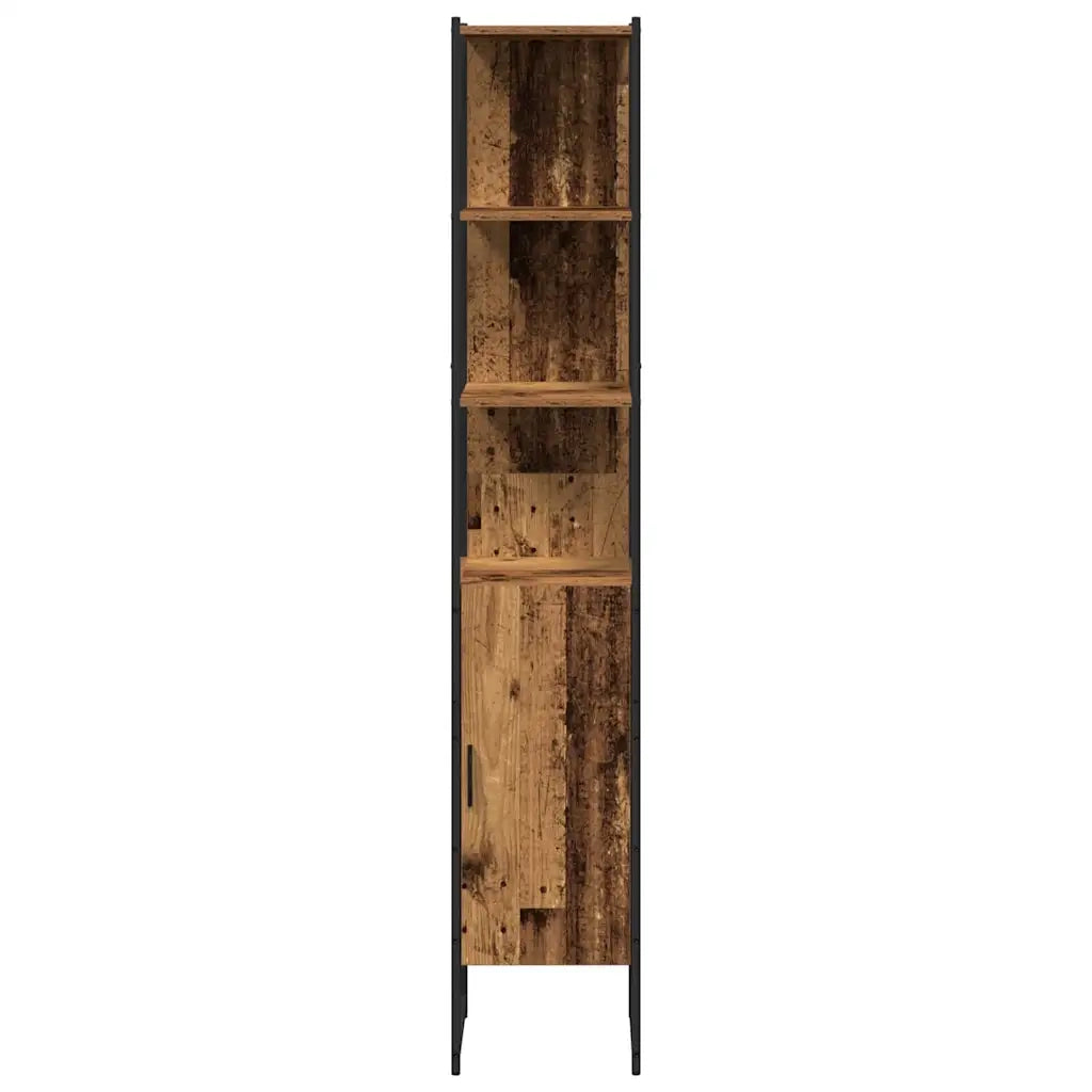 Set di mobili per il bagno 4 pcs Marrone 33 x 33 x 185.5 cm 3332590